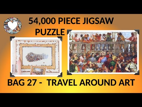 THE FINALE!! Bag 27 Section 8 of EPIC 54,000 Piece Jigsaw Puzzle: Travel Around Art from Grafika