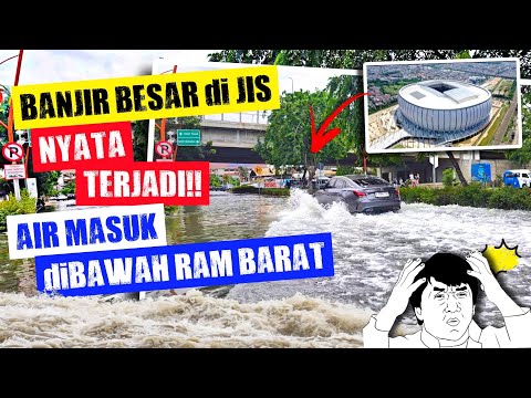 INI SERIUS 😱 GAWAT‼️BENERAN BANJIR BESAR D STADIONI JIS. AIR MASUK SAMPAI DIBAWAH RAM BARAT.