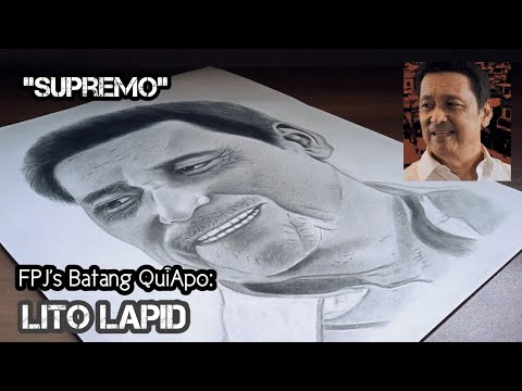 Drawing Supremo Lito Lapid from FPJ Batang Quiapo | jesar art