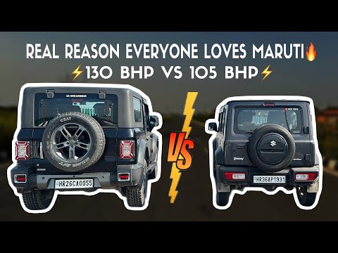 THAR VS JIMNY: DRAG RACE🔥 थारी बहन थार ऐसा करेगी किसी ने सोची ना होगी🤙