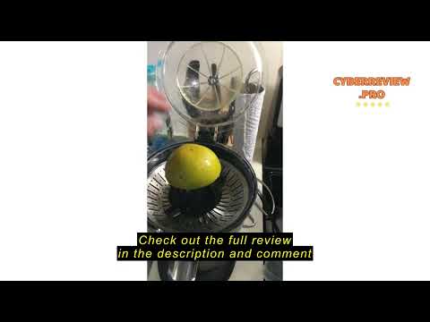 Review Eurolux Electric orange juicer squeezer | Pro Stainless Steel Citrus Juicer with Soft Grip Ha