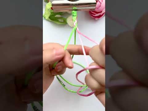 Four-strand braid Quick hook method Rope braiding tutorial Fancy knotting Practical knots Rope b