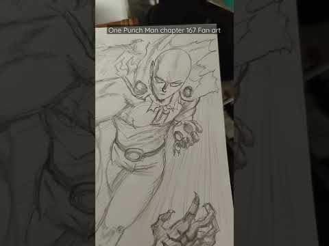 Fan art One Punch Man chapter 167. My take on a great Murata's drawing 😊