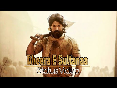 Dheera E Sultanaa || Rocking 🌟 YASH || KGF || Prashanth Neel || Status Video By FC Present'S