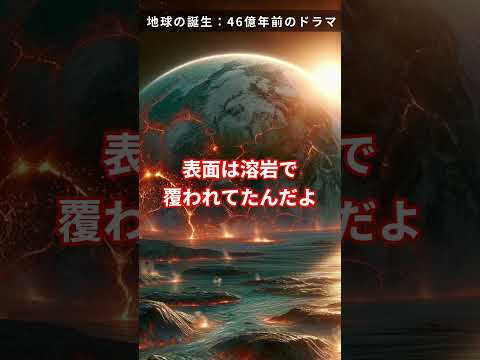 地球の誕生：46億年前のドラマ #雑学 #宇宙 #地球