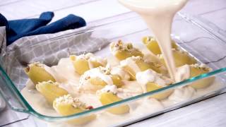 Chicken Carbonara Alfredo Stuffed Shells rec3