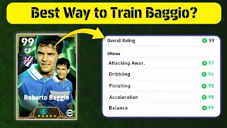 How to Train New Year Epic ROBERTO BAGGIO to Max Level in eFootball 2025 Mobile