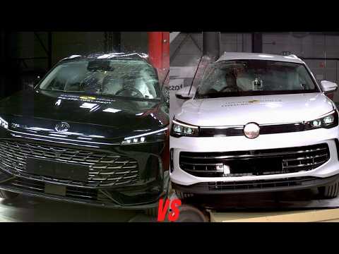 2025 MG HS vs 2024 VW Tiguan: Euro NCAP Crash Test Showdown!