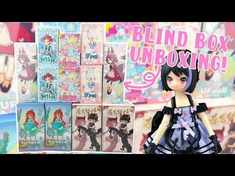 LET'S OPEN 10+ BLIND BOXES FROM KIKAGOODS! BJDs, Penny's Box Dragons, UF Doll, Mermaids and More!