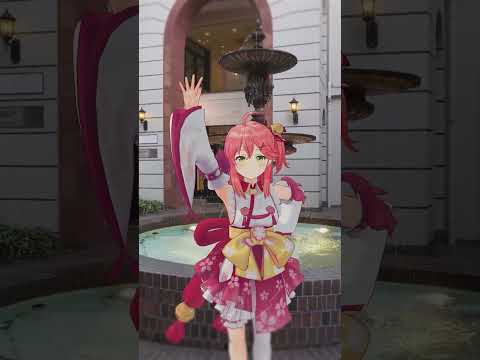 【MMDホロライブ】「ジャンボリミッキー」を原宿で楽しく踊ってみた！【MMD/さくらみこ/東京観光大使 】