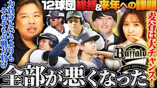 【12球団の総括⑥】オリックス3連覇から5位転落…『新星が現れないと厳しい状況』打撃低迷でドラ1麦谷が大チャンス⁉︎王座奪還するための大きな課題とは【オリックス編】