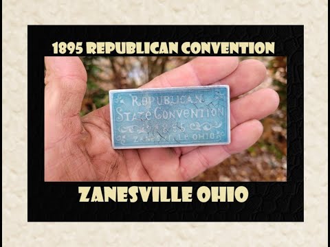 Town Dump Archaeology - 1895 Republican Party - Zanesville Ohio - Bottle Digging - Marbles - Toys -