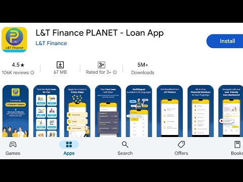 How To Install L&T Finance Planet Loan App's | How To Download L&T Finance Planet Loan App's