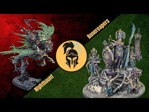 Age of Sigmar Battle Report: NEW Regiments of Renown!! Nighthaunt vs Ossiarch Bonereapers!!