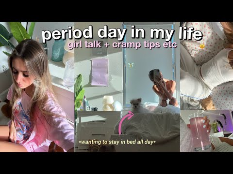 period day in my life☁️ very realistic + tips on cramps & everything!