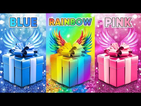 Choose Your Gift...! Blue, Rainbow or Pink 💗🖤⭐️ How Lucky Are You? 😱 Quiz Monster