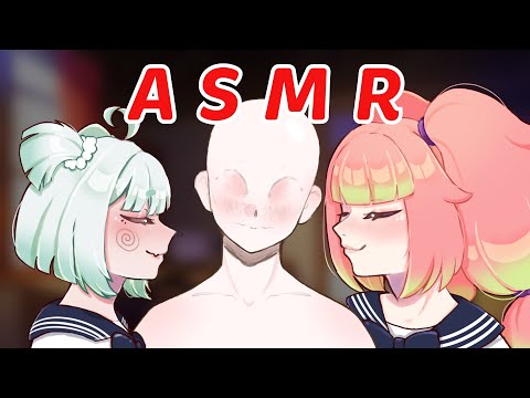 Two Cute Girls Sniff You Out! (ASMR Sniffing and Cleaning) ft. @RebbiRompin