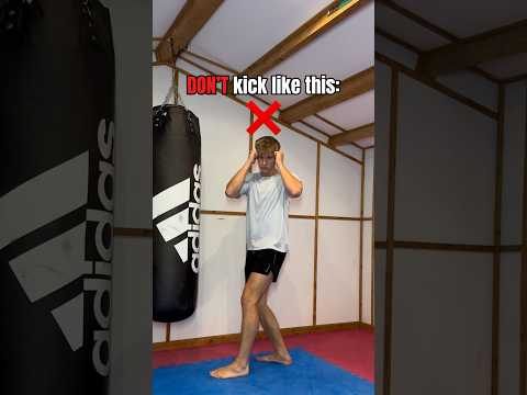 DO NOT kick like this…