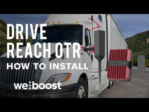 How to Connect the Updated Drive Reach Booster to the OTR Antenna | weBoost