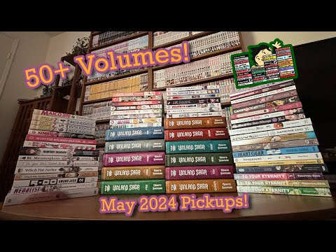 MASSIVE 50+ Manga HAUL!! - May 2024 Pickups