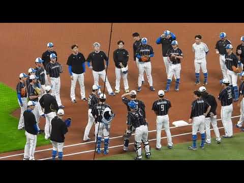 【2日目】エスコン秋季キャンプ練習開始時の様子 北海道日本ハムファイターズエスコンフィールド北海道　2024/11/3