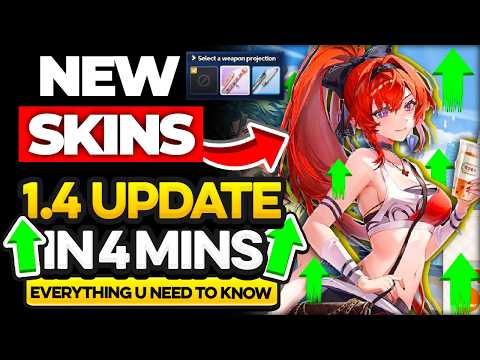 Wuthering Waves 1.4 Everything you Need to know in 4 minutes! New Skins