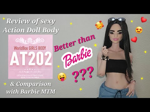 Review for Worldbox AT202 girl body... prettier than the Barbie mtm, but also better?