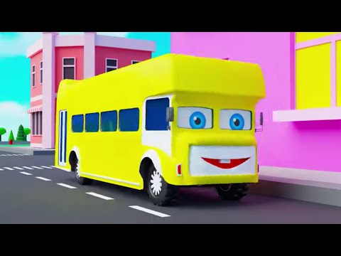 Wheels on the Bus | Baby Shark Bus| In The Bus | Nursery Rhymes & Songs Collection Kids USA