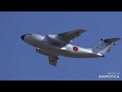 岐阜基地上空快晴でした。1st～C1輸送機　F2#502　F15　T4　2024.04.12