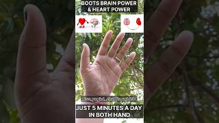 BOOTS BRAIN & HEART POWER ! Memory JUST 5 MINUTES A DAY 🔥😱💪🧠🧘 #shorts  #brain