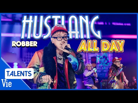 Robber đem đến cơn bão mang tên HUSTLANG ALL DAY càn quét vòng chung kết | Rap Việt Live Stage