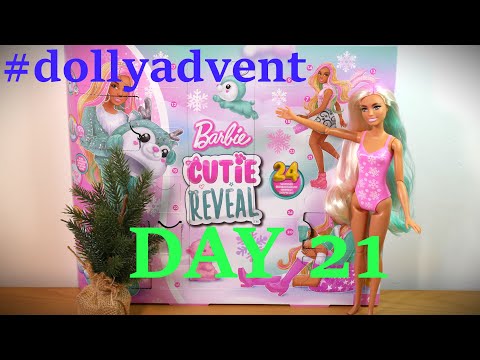 Barbie Cutie Reveal Advent Calendar (2023) - DAY 21 #dollyadvent #dollymas  *ADULT DOLL COLLECTOR*