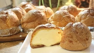 基本のシュークリームの作り方・レシピ【初心者必見】シュー生地の失敗しないポイント How to make Cream Puff｜Coris cooking