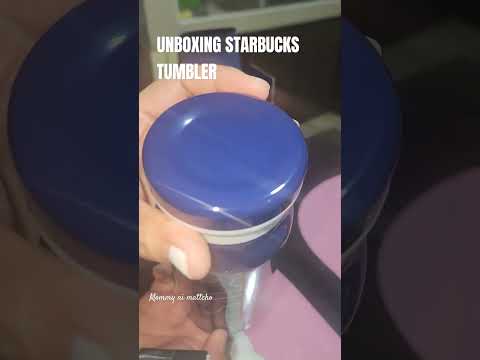 UNBOXING Starbucks Tumbler #starbucks #starbuckstumbler #viral