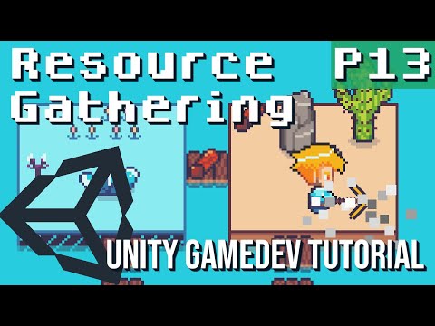 Harvestable Resources and Pickup to Inventory ~ Making a Resource Gathering Game in Unity ~ Part 13