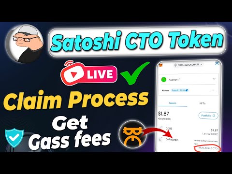 Satoshi cto withdrawal process | core blockchain add kaise kare | how to get core gass fees