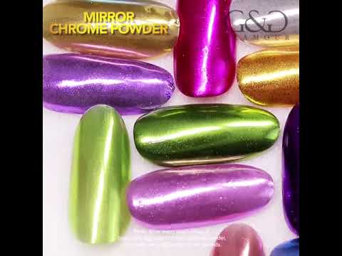 G&G Glamour Mirror Chrome Powder for Nails