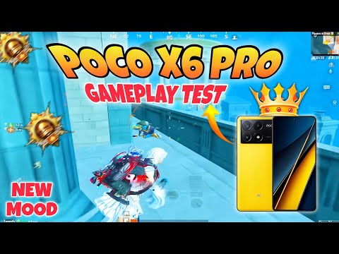 Poco x6 pro 🔥 bgmi gameplay test 2024 3.3 update 🔥