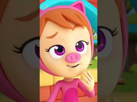 Three Little Pigs #shorts #kidssong #cartoonvideos #kidstvfairytales #nurseryrhymes #ytshorts