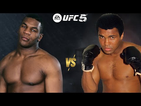 UFC 5 MIKE TYSON VS. MUHAMMAD ALI FOR THE UFC WORLD HEAVYWEIGHT CHAMPIONSHIP BELT!