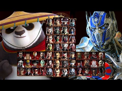 Mortal Kombat 9 - PO KUNG FU 🐼 & OPTIMUS PRIME 🤖 - Expert Tag Ladder - Gameplay @(1080p) - 60ᶠᵖˢ ✔