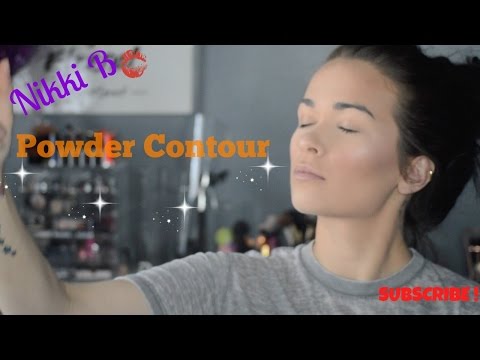 How to Powder Contour | Nikki B