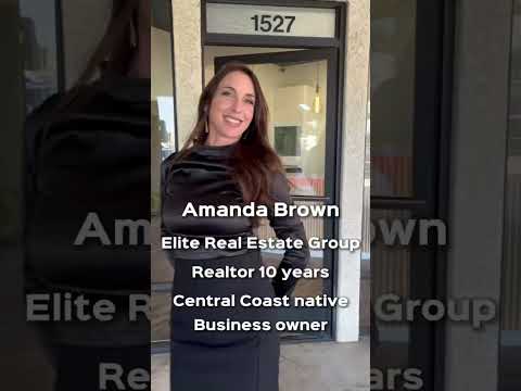 Allow me to re introduce myself! Amanda Brown 805 Realtor | Elite Real Estate Group | Paso Robles