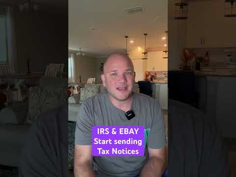 The IRS & EBAY have started to send out tax notices about 1099s for 2024 sellers. #ebay #reselling