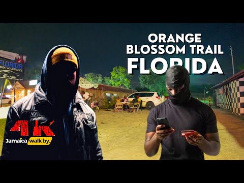 ✔️JAMAICA WALK BY | Walking SCARED Full Tour Of OBT ORLANDO FLORIDA NON VACATION AREA 2024 4K