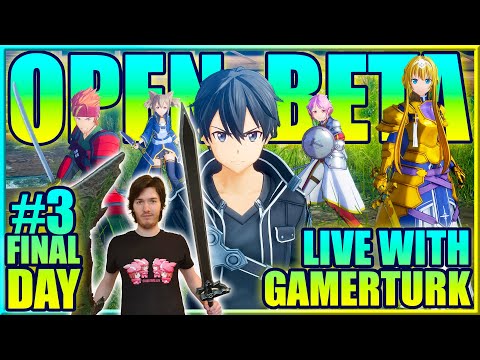 LINK START! Final Day in Sword Art Online Fractured Daydream Open Beta with Gamerturk!