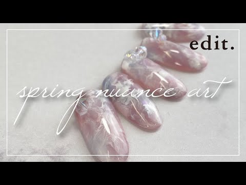 【edit.】spring nuance art [春アート][howto]