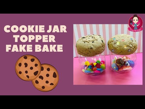 Let’s make Fake Bake CUTE Cookie Toppers for mini Dollar Tree jars! #fakebake #peepthisyall