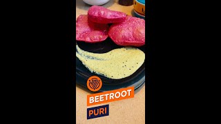 Beetroot Puri #beetrootpuri #healthybreakfast #newrecipe #mustwatch #kidslunchbox #shorts