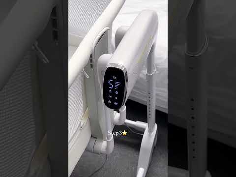 Check out how a smart bassinet work in this video,  #baby #babygear #newborn